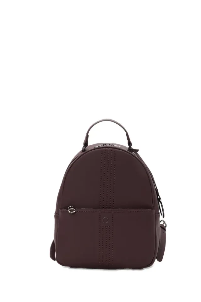 O bag Thuile Burgundy mini sac à dos zip