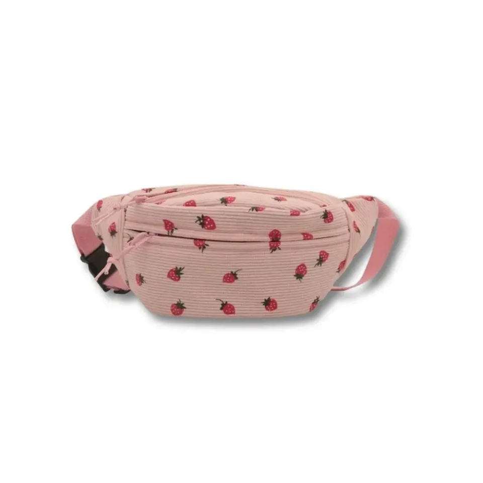 Maison Sacoches Elva sac banane velours noir
