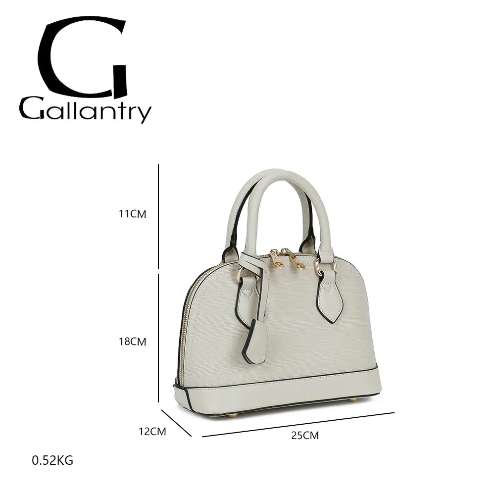 Gallantry Paris L'Éclat Mini sac à main Noir bombé