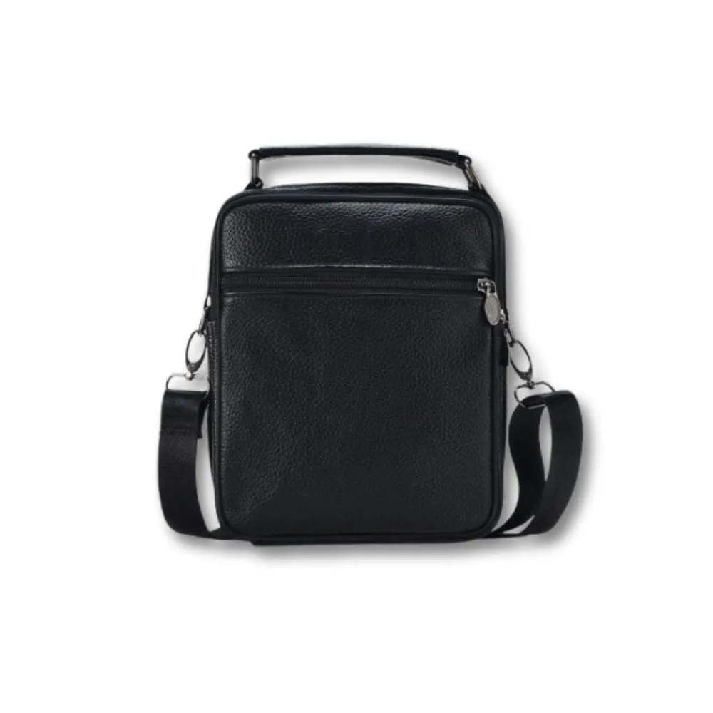 Maison Sacoches Lyos sacoche homme cuir noir