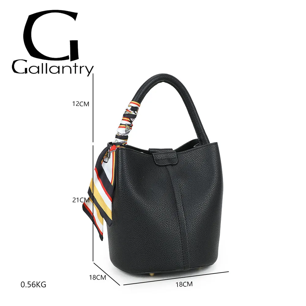 Gallantry Paris Ruban Chic sac seau foulard vegan