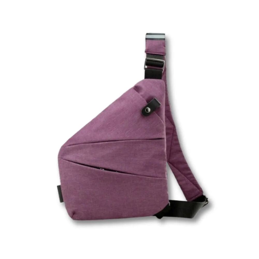Maison Sacoches Avelin sacoche tissu gris léger