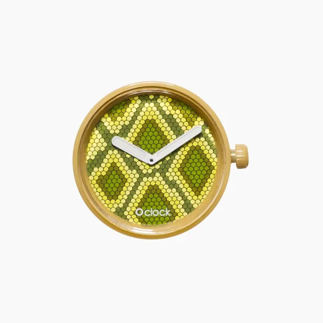 O bag O Clock Chechemire Snake mécanisme montre snake