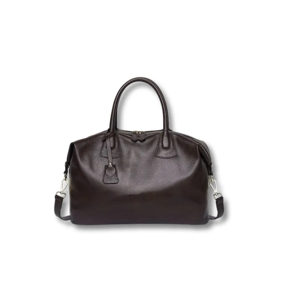 Maison Sacoches Élise sac cabas femme Noir cuir véritable