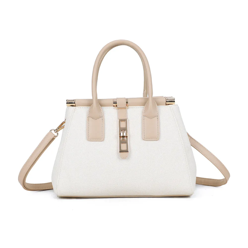 Gallantry Paris Loria Signature sac à main noir fermoir