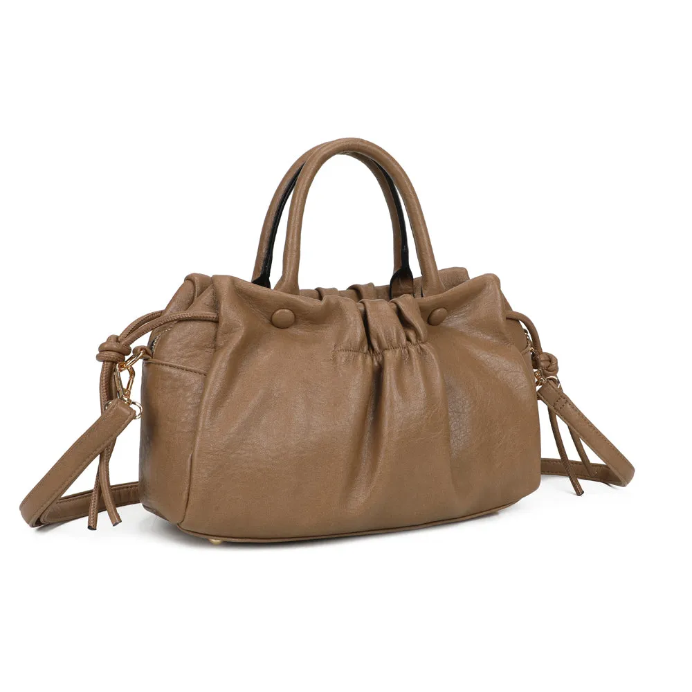 Gallantry Paris Mylane sac froncé bandoulière taupe