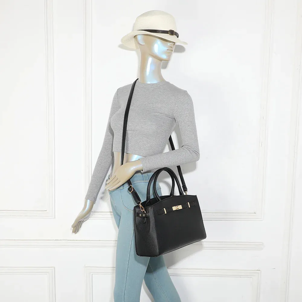 Gallantry Paris Le Monceau sac à main taupe grainé fermoir