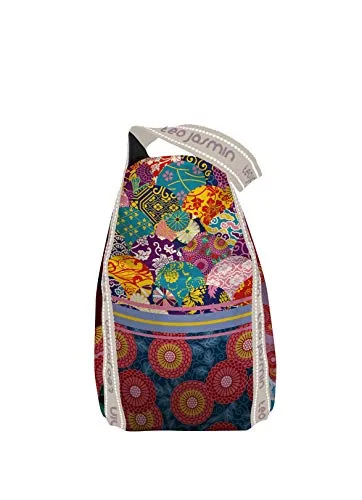Téo Jasmin Maiko grand cabas motifs Asie zippé
