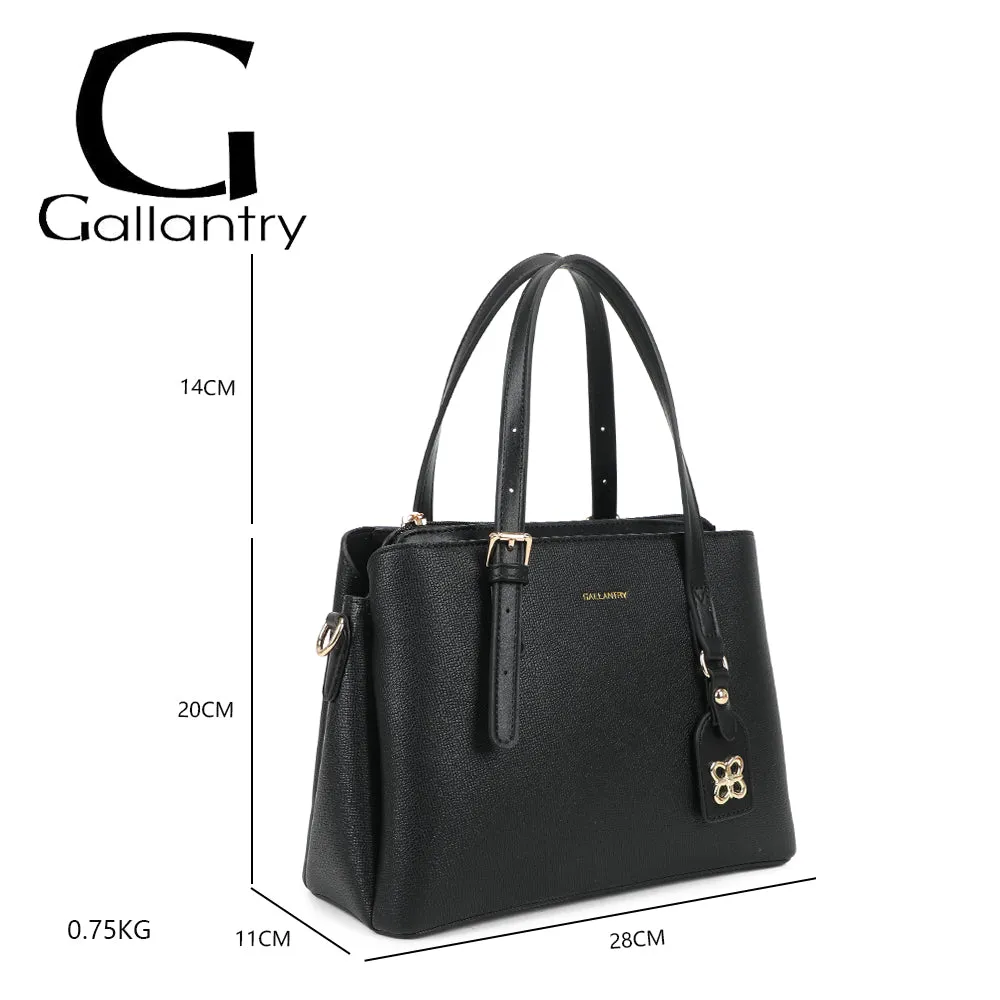 Gallantry Jardin Secret sac à main noir charm floral