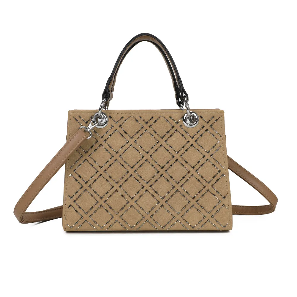 Gallantry Paris Sélène sac à main losanges bijou
