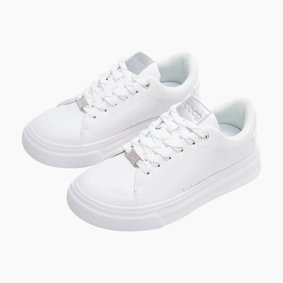 O bag sneakers blanche recyclée blanc 36-40