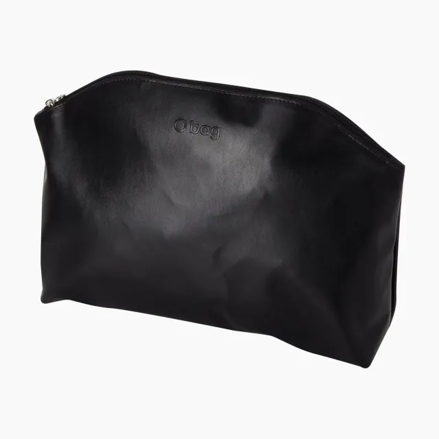 O bag Unique Inner Zip sac intérieur zippé noir nappa