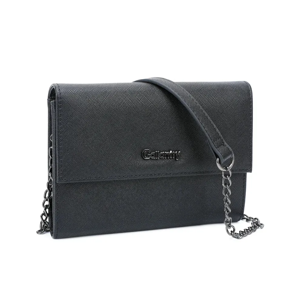 Gallantry Paris Lina Pochette Bandoulière Noir Chaîne