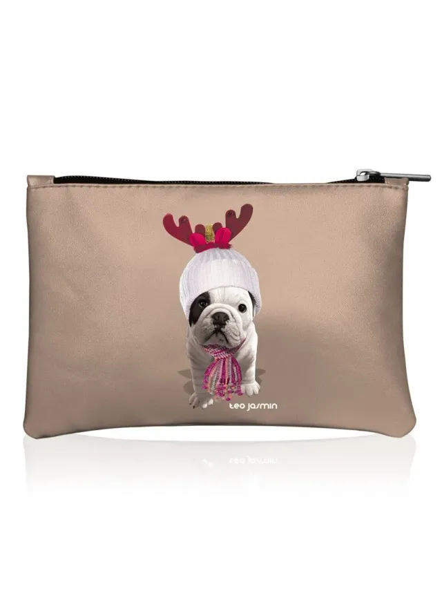 Téo Jasmin Oslo trousse plate Sable imprimé