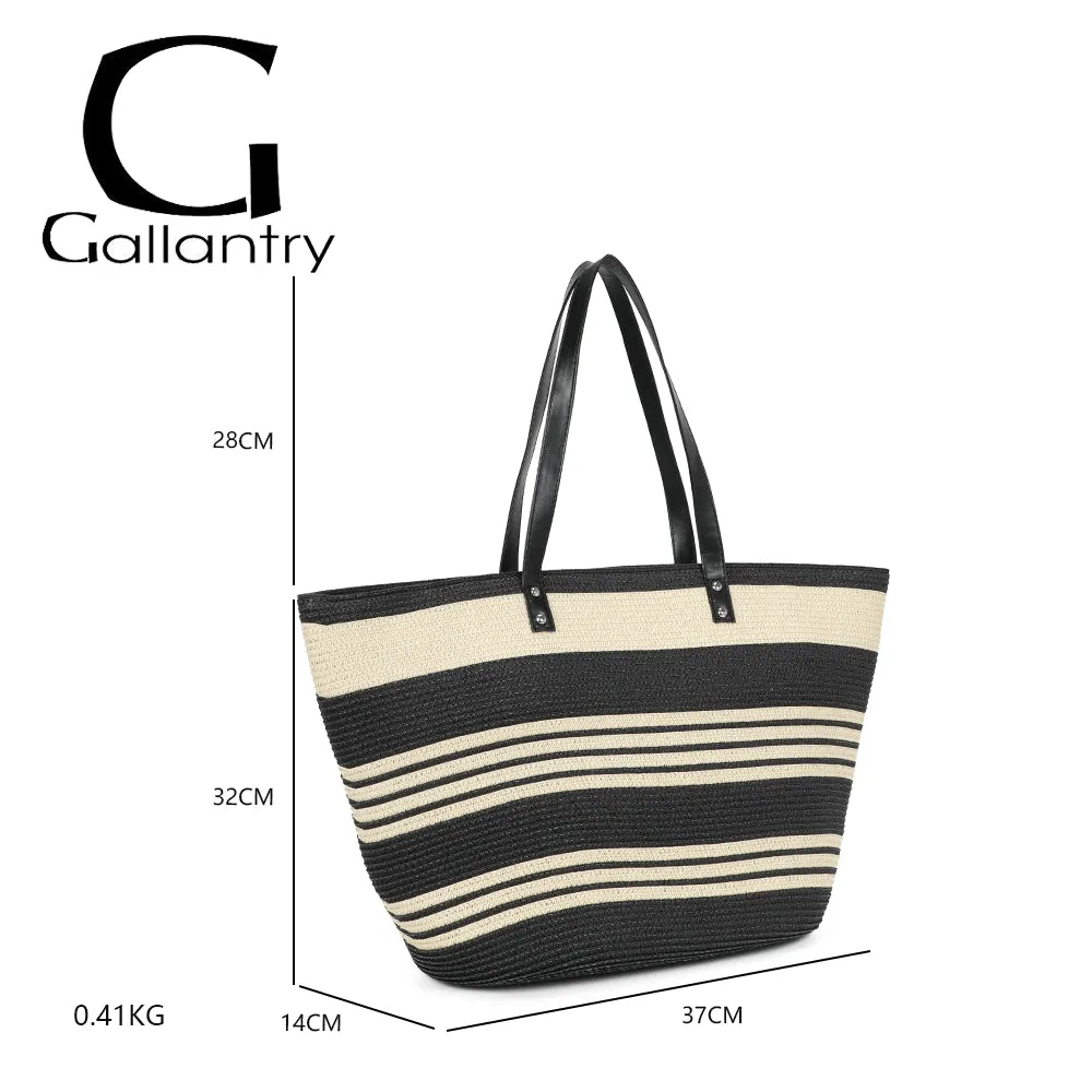 Gallantry Paris Côte Sauvage sac fourre-tout rayé bleu