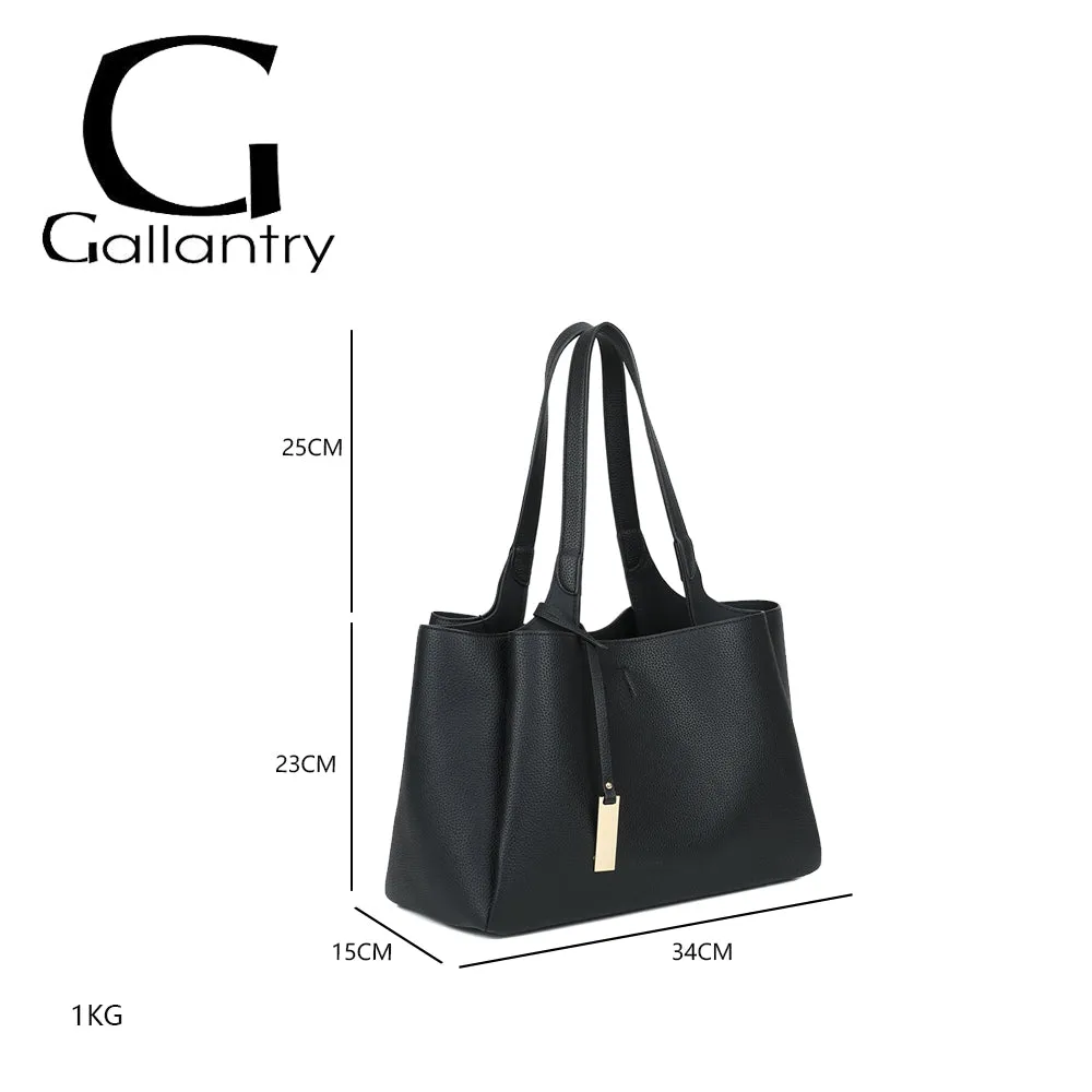 Gallantry Paris Noham Sac Cabas Taupe Foncé Tablette