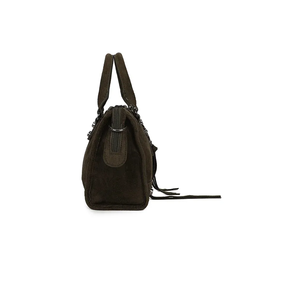 Gallantry Paris La Zélie sac à main bordeaux suédine