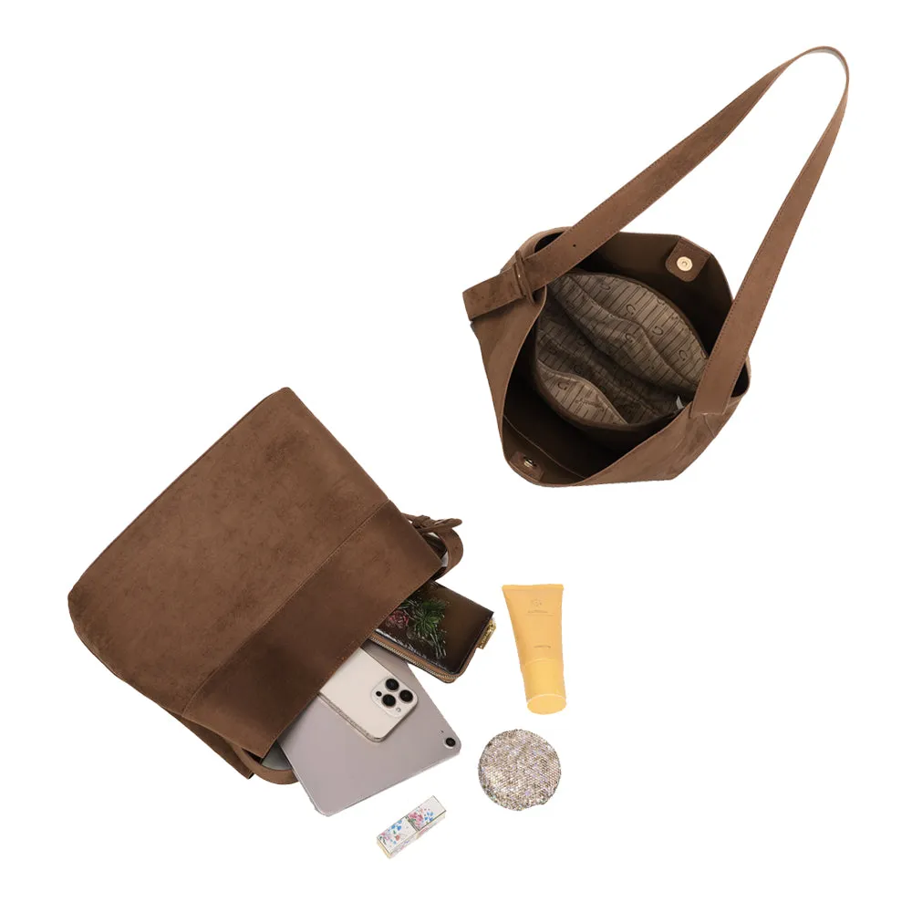 Gallantry Paris Vanys sac hobo suédine noir