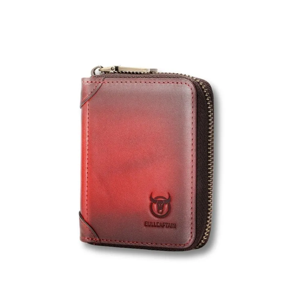 Maison Sacoches Héritage Porte-Monnaie Homme Café Cuir