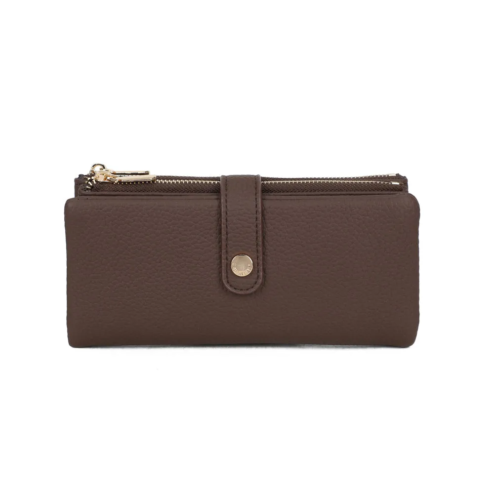 Gallantry Paris Rosy Chic portefeuille noir zippé