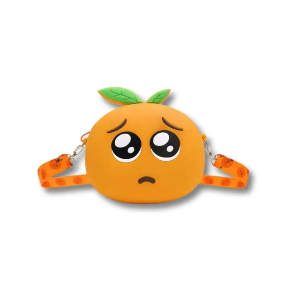 Maison Sacoches Mallow sac enfant silicone Orange fruit