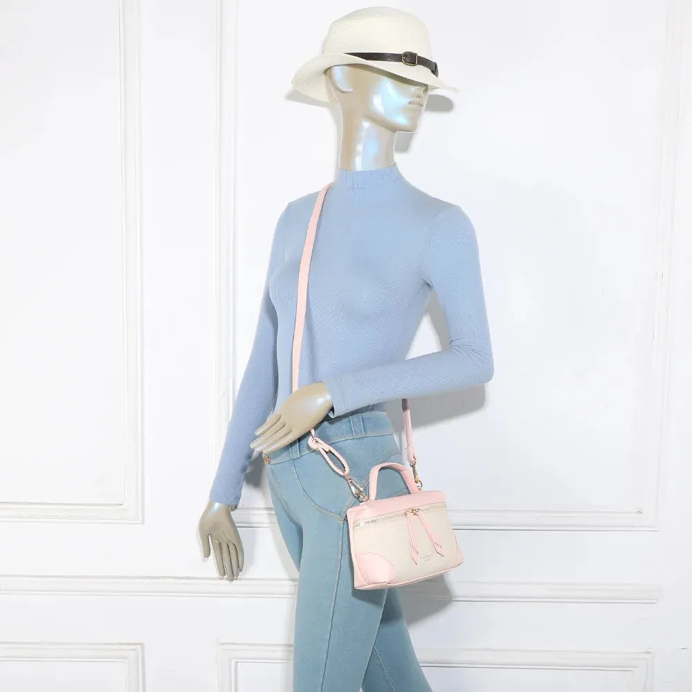 Gallantry Paris Moka sac à main beige/rose vegan