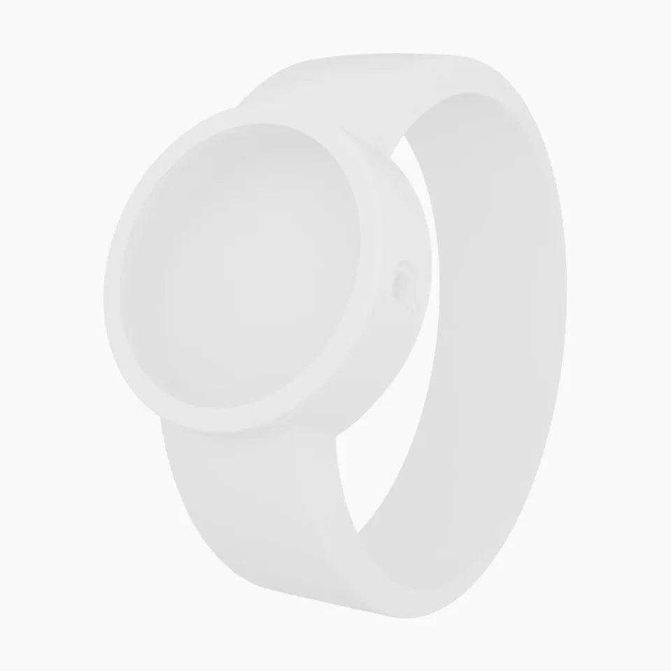O bag O clock bracelet silicone blanc taille L
