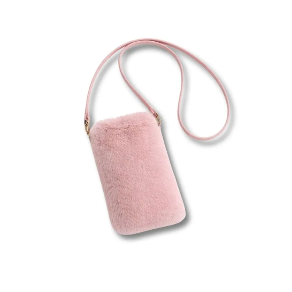 Maison Sacoches Dolce mini sac fourrure noir