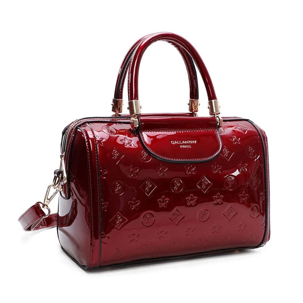 Gallantry La Rubélia sac à main rouge verni