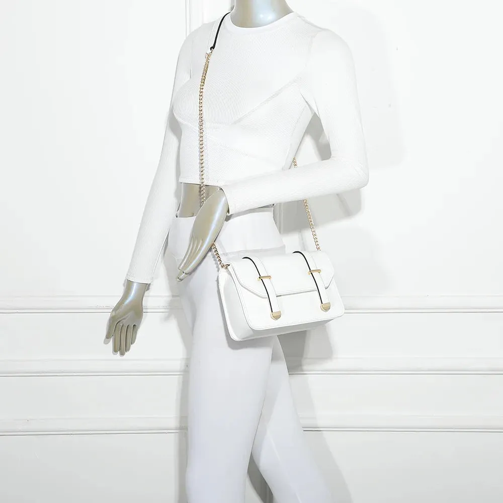 Gallantry Paris Chic Intemporel petit sac blanc chaîne