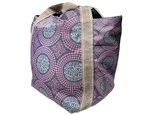 Téo Jasmin Téo Titi grand cabas gris motif chien