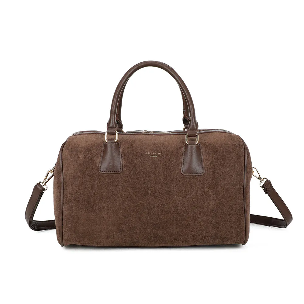 Gallantry Paris Iconic Bowler sac à main Noir suédine