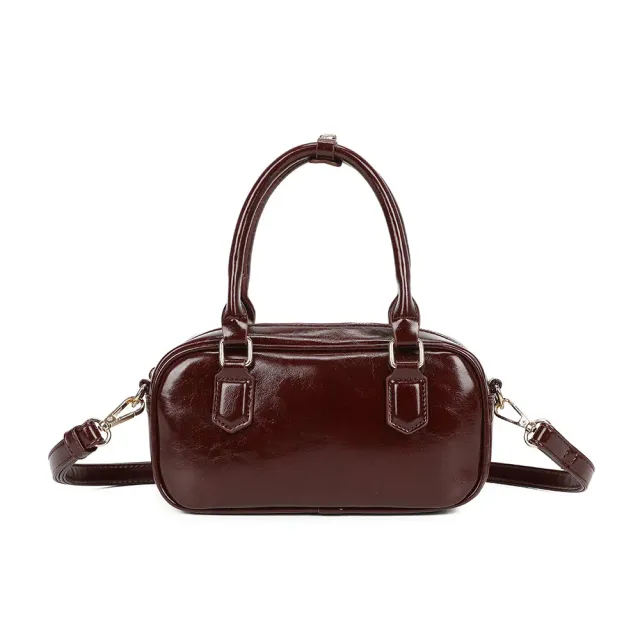 Gallantry Mini Glossy petit sac verni Taupe