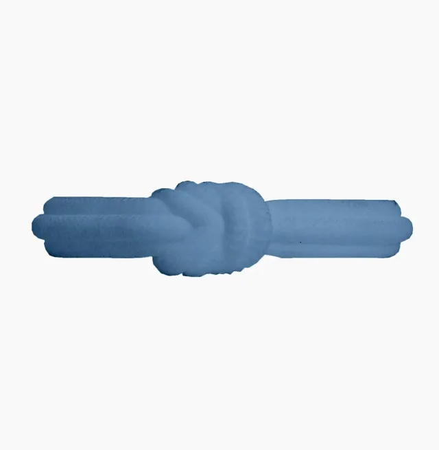 O bag O bracelet knot bracelet bleu pastel taille L