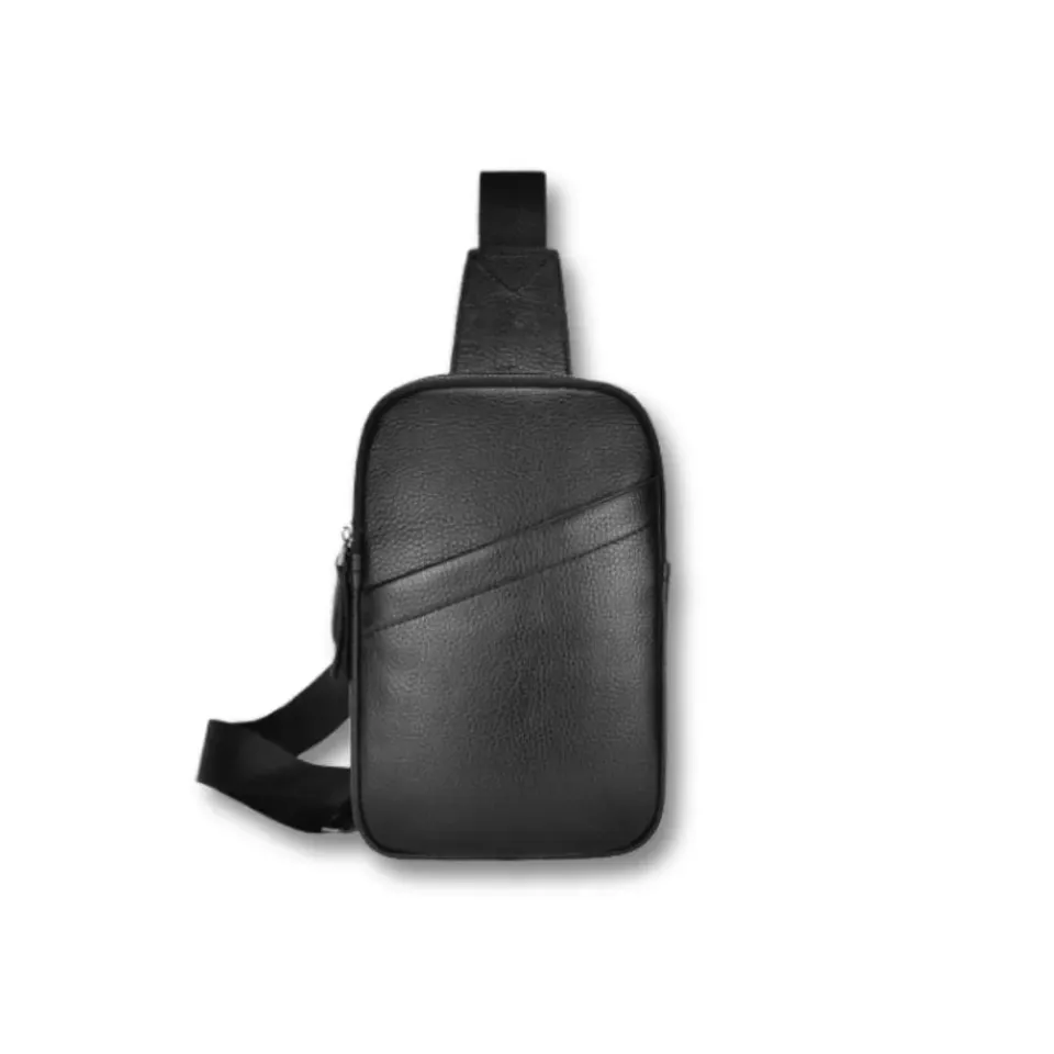 Maison Sacoches Vael sacoche cuir noir