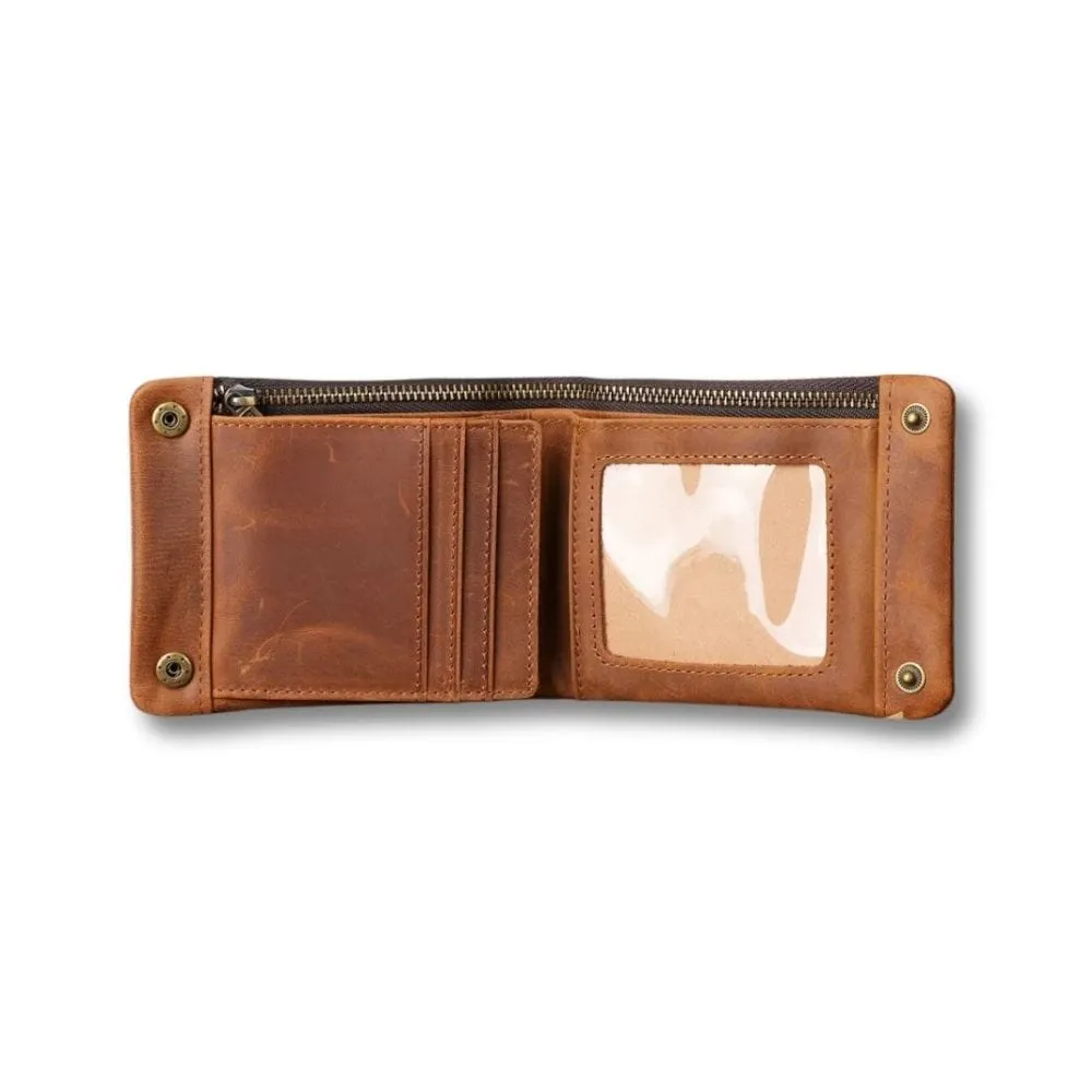 Maison Sacoches Elyos Porte-Cartes Cuir Marron