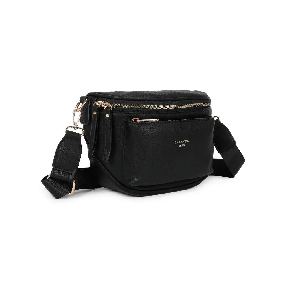 Gallantry Paris Glamour sac banane simili noir