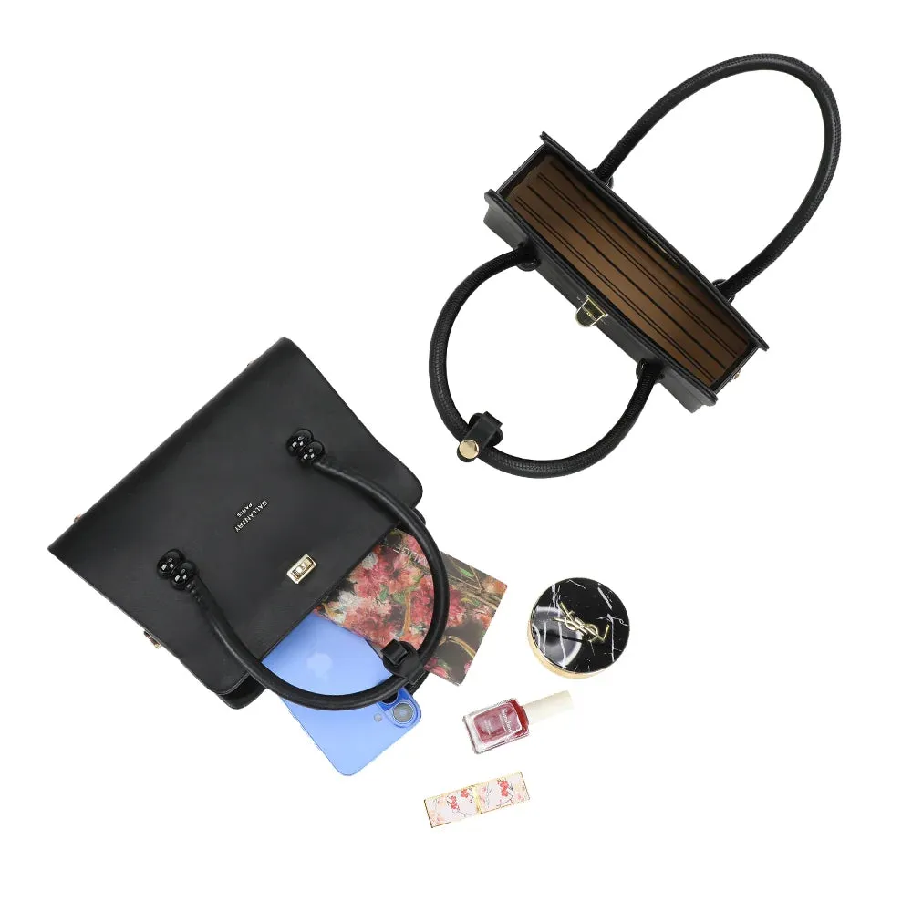 Gallantry Paris Azura petit sac à main noir perles