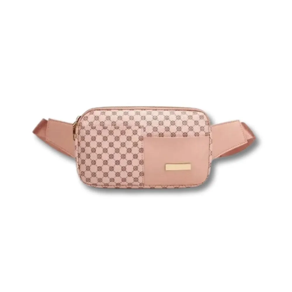 Maison Sacoches Nysa mini banane femme marron portefeuille