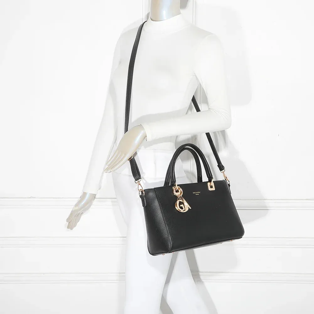 Gallantry Élancia sac à main noir façon saffiano