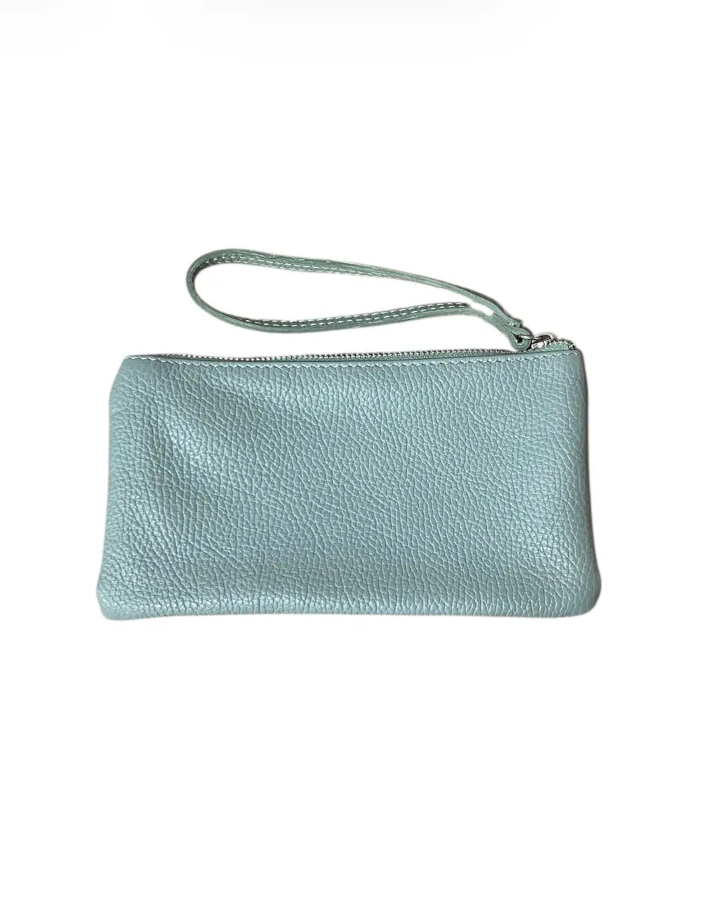 Hexagone Cuir Little Pocket pochette cuir grainé