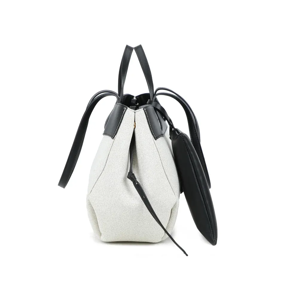 Gallantry Palazzo cabas beige coffee pochette