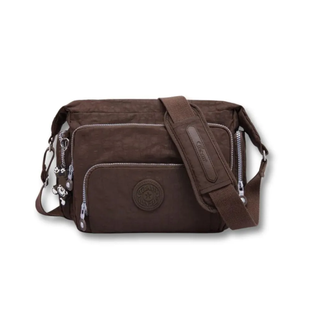 Maison Sacoches Elara besace nylon noir 31 cm