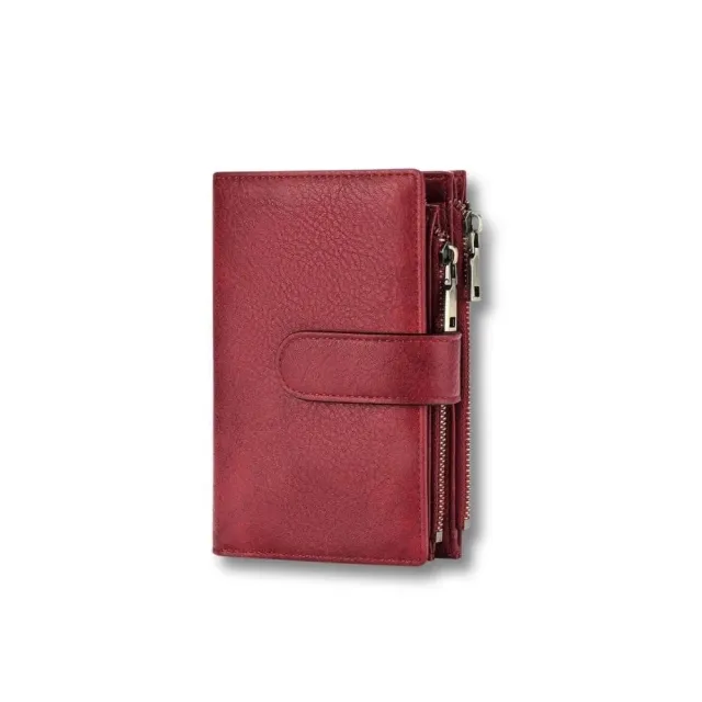 Maison Sacoches Sora portefeuille femme 3 volets cuir RFID