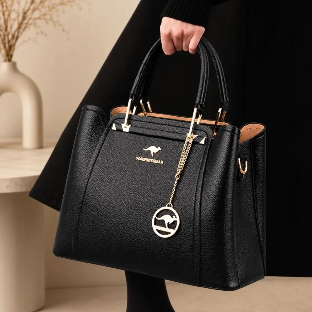 Maison Sacoches Jasmine grand sac à main cuir