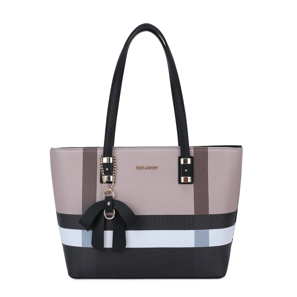 Gallantry Paris Jolie sac cabas rose simili cuir