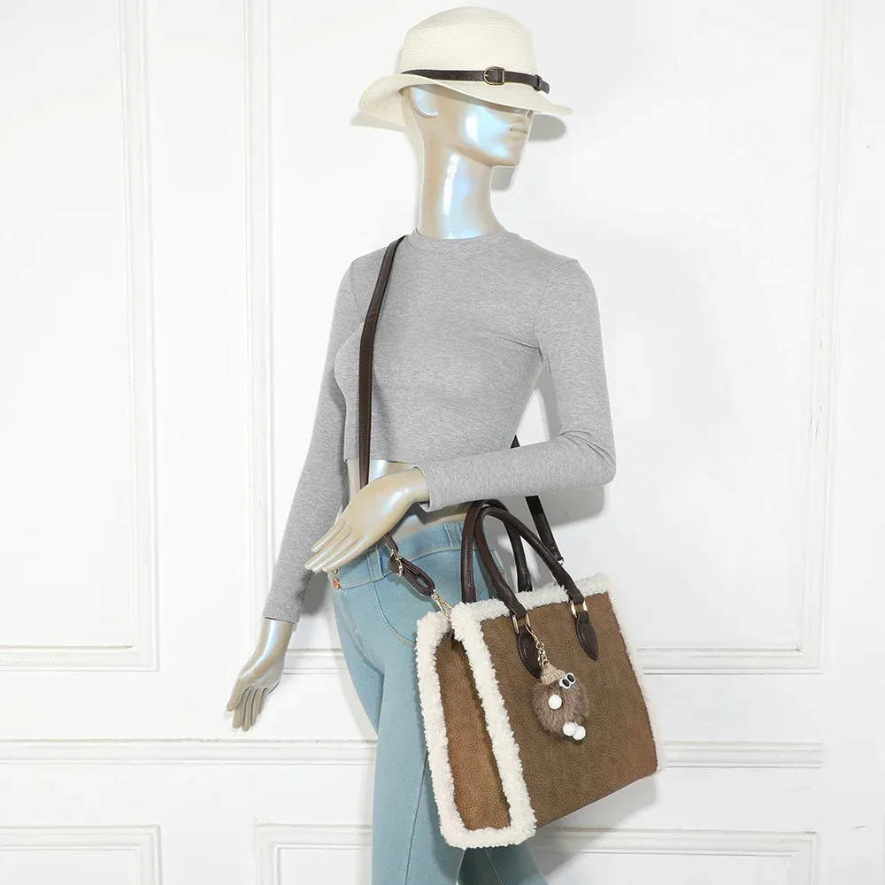 Gallantry Paris Le Oural sac à main taupe cuir grainé