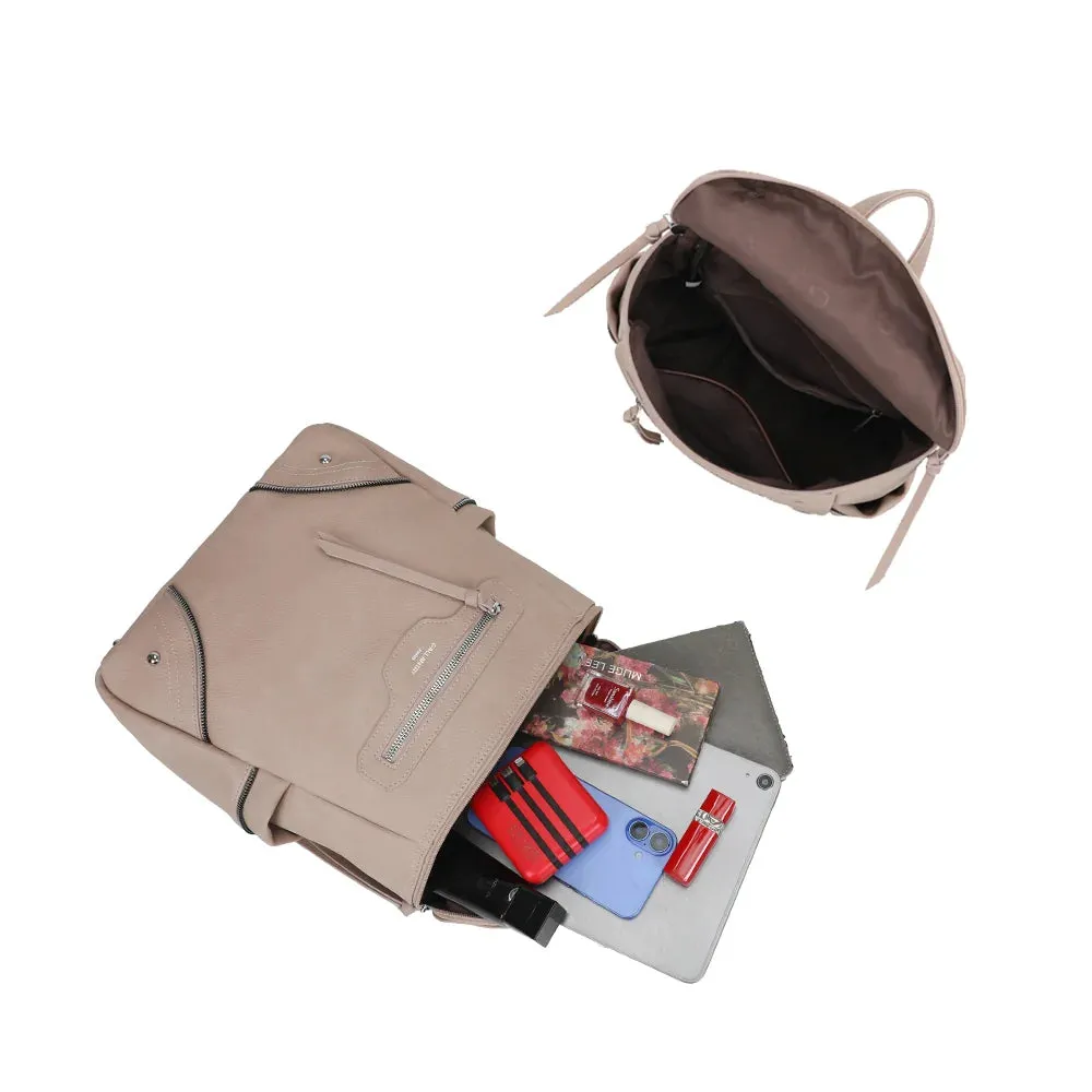 Gallantry Paris Le Gabin sac à dos taupe vegan