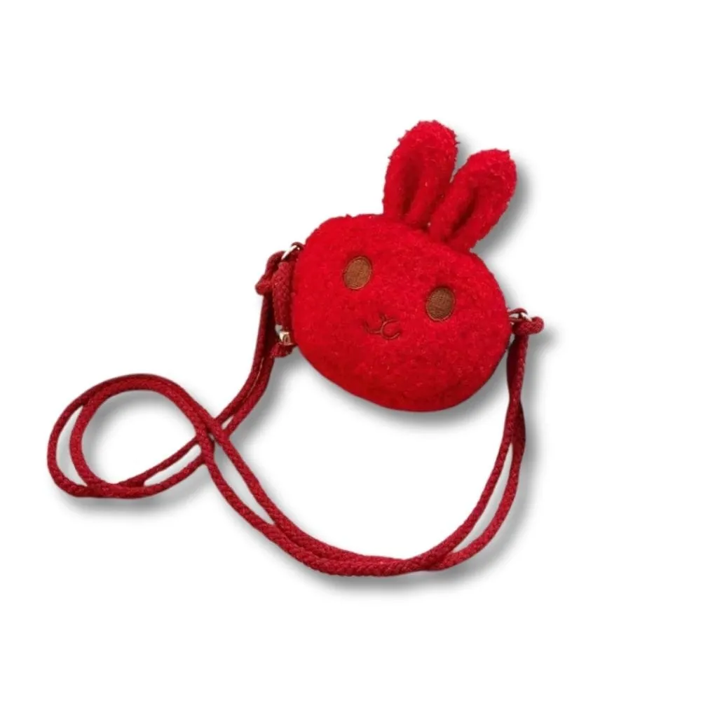 Maison Sacoches Lilio mini sac peluche enfant jaune