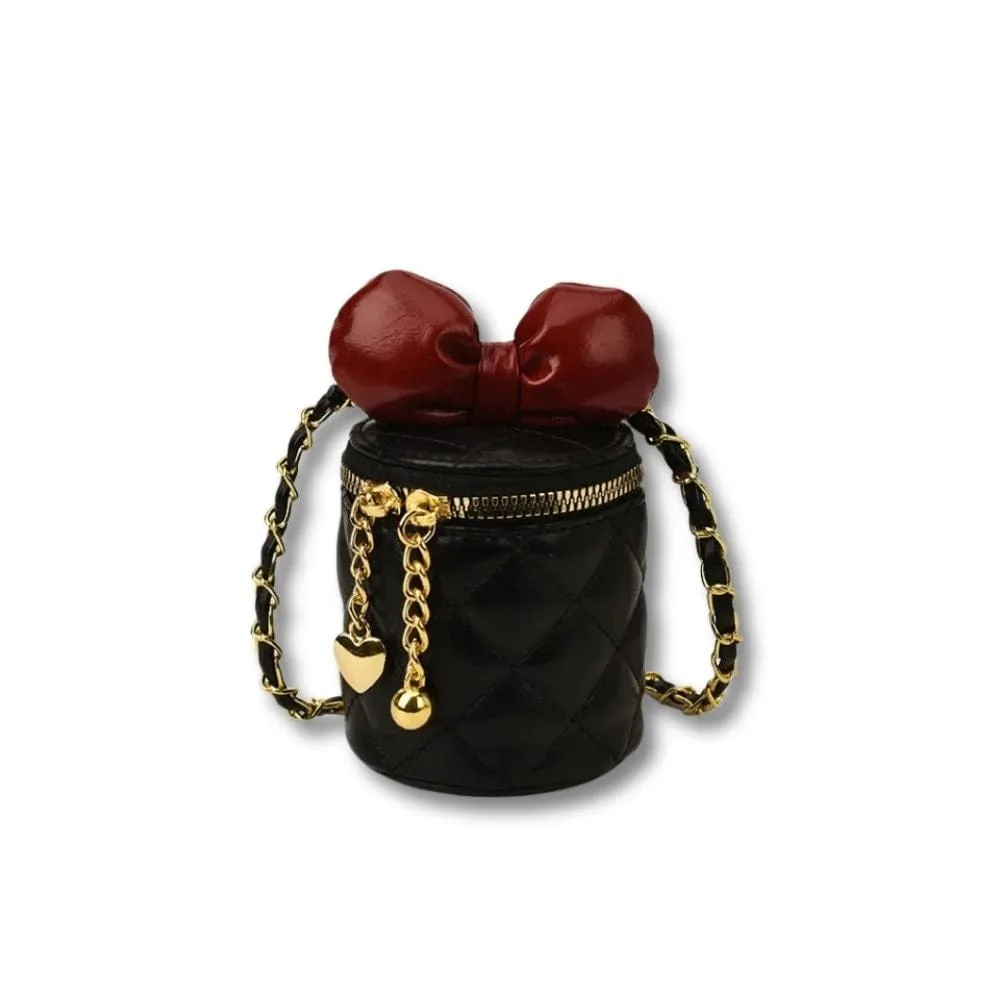 Maison Sacoches Nina petit sac cuir fille beige 7 cm